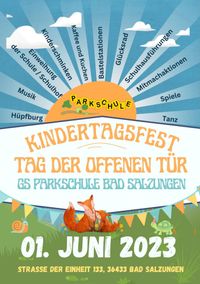 Flyer Kindertagsfest Parkschule (Seite 1)